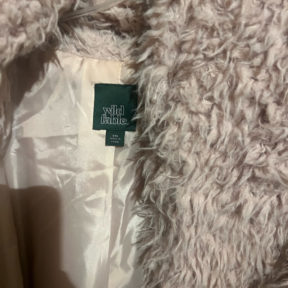 Wild fable fuzzy coat - Picture 3 of 3